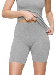 Triumph Wełniane szorty w kolorze szarym rozmiar: XL. Szare szorty damskie Triumph, bez wzorów, z wełny, z podwyższonym stanem. Za 95.69 zł.