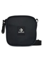 Converse Torebka 10027679-A02 Czarny. Czarne listonoszki damskie Converse, bez wzorów, z materiału, bez dodatków. Za 79.99 zł.