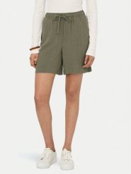 ONLY Szorty materiałowe Siesta 15333032 Zielony Loose Fit. Zielone szorty damskie Only, bez wzorów, z materiału. W wyprzedaży za 79.99 zł.