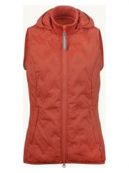 Finside Kamizelka "Liiki" w kolorze pomarańczowym rozmiar: 38. Pomarańczowe kamizelki damskie finside, bez wzorów, bez kaptura. Za 296.56 zł.