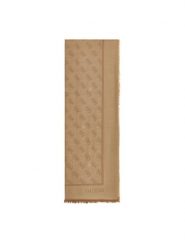 Guess Szal AW5529 VIS03 Beżowy. Brązowe szaliki damskie Guess, z aplikacjami, z wiskozy. Za 234.99 zł.
