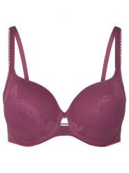 Triumph Biustonosz z fiszbiną Wild Rose Sensation 10205990 Fioletowy. Fioletowe biustonosze Triumph, bez wzorów, z syntetyku. Za 176.00 zł.