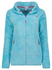 Geographical Norway Kurtka polarowa "Upalood" w kolorze turkusowym rozmiar: XL. Niebieskie kurtki damskie Geographical Norway, xl, bez wzorów, z polaru, bez kaptura. Za 91.99 zł.