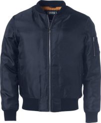 Clique Bomber Kurtka unisex z poliestru 200D Oxford – dark navy. Niebieskie kurtki damskie CLIQUE, xs, bez wzorów, bez kaptura. Za 285.62 zł.