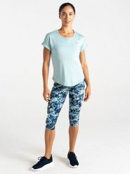 Dare 2b Koszulka sportowa "Chase Tee" w kolorze błękitnym rozmiar: 40. Niebieskie koszulki sportowe damskie Dare 2b, bez wzorów, z materiału, bez ramiączek, outdoorowe. Za 70.24 zł.