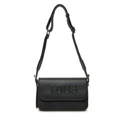 Torebka TOUS. Czarne listonoszki damskie tous, bez wzorów, bez dodatków. Za 659.99 zł.