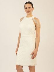 APART Sukienka w kolorze białym rozmiar: 40. Białe sukienki damskie Apart, bez wzorów, bez ramiączek. Za 391.99 zł.