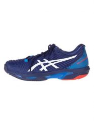 Asics Buty sportowe "Solution Speed FF 2" w kolorze granatowym rozmiar: 40. Niebieskie obuwie sportowe damskie Asics, bez zapięcia, do biegania. Za 211.31 zł.