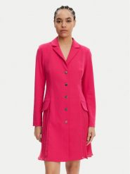 DKNY Sukienka koktajlowa DD4K1D67 Różowy Regular Fit. Czerwone sukienki damskie DKNY, bez wzorów, z syntetyku, wizytowe, bez ramiączek. Za 429.99 zł.