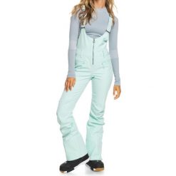 Spodnie damskie Roxy Summit Bib. Zielone spodnie dresowe damskie Roxy, m, bez wzorów, z elastanu. Za 541.00 zł.