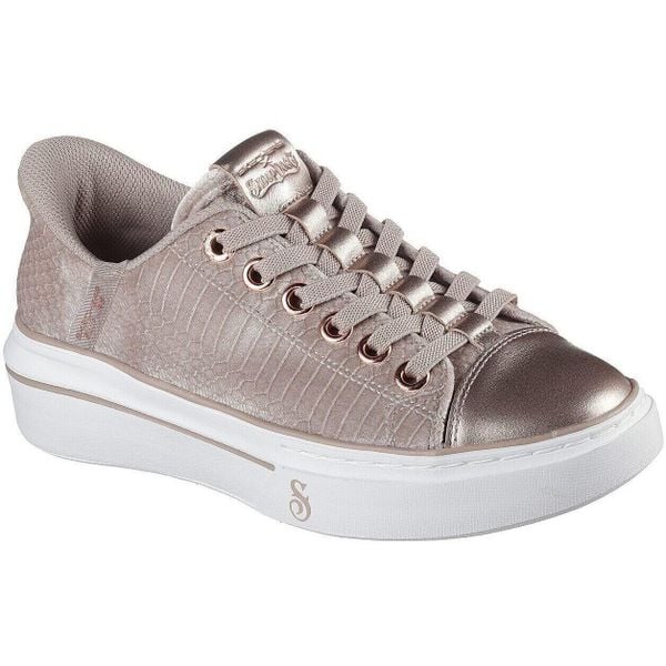 Adidasy Skechers Snoop One- Velvet Snoop, Kobiety. Szare obuwie sportowe damskie Skechers, z syntetyku, bez zapięcia. Za 490.00 zł.
