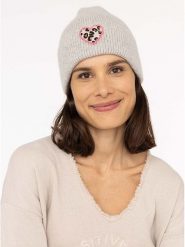 Zwillingsherz Czapka "Leo-Herz" w kolorze beżowym rozmiar: onesize. Brązowe czapki damskie Zwillingsherz, bez wzorów, z materiału. Za 86.99 zł.