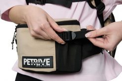 Nerka saszetka treningowa - miękka pianka ESBAG. Brązowe nerki i saszetki damskie PETRIVE, bez wzorów, z materiału. Za 79.00 zł.