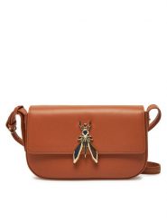 Patrizia Pepe Torebka 8B0231/L061 Brązowy. Brązowe listonoszki damskie Patrizia Pepe, bez wzorów, ze skóry, bez dodatków. Za 759.99 zł.