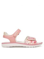 Primigi Sandały 1385177 S Różowy. Czerwone sandały dziewczęce Primigi, ze skóry, bez obcasa, bez zapięcia. Za 249.99 zł.