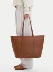 GINO ROSSI Torebka C-LDA9518 Brązowy jasny. Brązowe shopper bag Gino Rossi, ze skóry, bez dodatków. Za 199.99 zł.