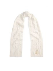 LAUREN RALPH LAUREN Szalik 454P04467001 Écru. Szaliki damskie Lauren Ralph Lauren, bez wzorów, z materiału. Za 419.99 zł.