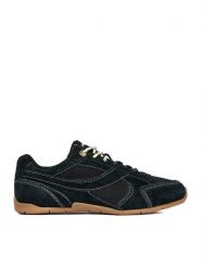 MEXX Sneakersy EO-MI001011061W Czarny. Czarne obuwie sportowe damskie Mexx, ze skóry, bez zapięcia. Za 379.99 zł.