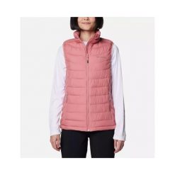 Kamizelka ocieplana damska Columbia Powder Lite II Vest. Niebieskie kamizelki damskie Columbia, l, bez wzorów, bez kaptura. Za 318.99 zł.