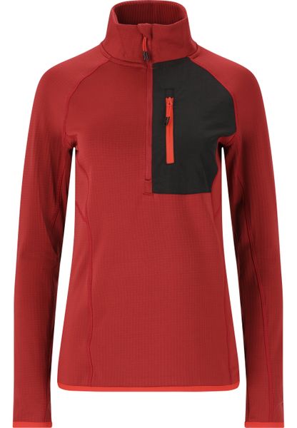 Bluza narciarska damska Whistler Helge. Czerwone bluzy damskie WHISTLER, s, bez wzorów, z elastanu, bez kaptura. Za 134.99 zł.