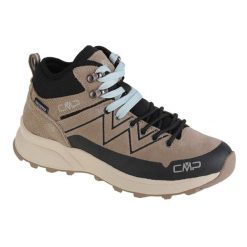Damskie buty trekkingowe md CMP Kaleepso Wp. Brązowe obuwie trekkingowe damskie CMP, z materiału, bez zapięcia. Za 499.99 zł.