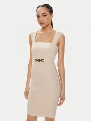 Marciano Guess Sukienka koktajlowa Norah 4GGK44 7074A Beżowy Slim Fit. Brązowe sukienki damskie Marciano Guess, z aplikacjami, z wiskozy, wizytowe, bez ramiączek. Za 559.99 zł.