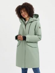 TRAVELIN' Parka "Bodil" w kolorze zielonym rozmiar: XL. Zielone parki damskie Travelin', s, bez kaptura. Za 347.81 zł.