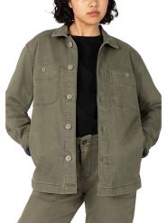 Timezone Kurtka koszulowa w kolorze khaki rozmiar: S. Brązowe kurtki damskie Timezone, s, bez wzorów, bez kaptura. Za 152.99 zł.