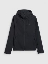 4F Kurtka softshellowa w kolorze czarnym rozmiar: XS. Czarne kurtki sportowe damskie 4F, m, bez wzorów, bez kaptura. Za 229.95 zł.