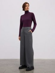 BGN Spodnie w kolorze antracytowym rozmiar: 36. Czarne spodnie materiałowe damskie BGN, bez wzorów, z materiału. Za 162.49 zł.