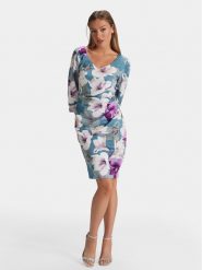 Swing Sukienka koktajlowa 5AG07300 Kolorowy Slim Fit. Sukienki damskie Swing, bez wzorów, z syntetyku, wizytowe, bez ramiączek. Za 319.99 zł.