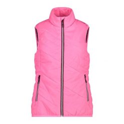 Damska kurtka puchowa CMP. Czerwone kurtki damskie CMP, bez wzorów, z puchu, bez kaptura. Za 382.50 zł.