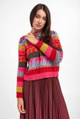 Sweter z wełną alpaka Glenda WEEKEND MAX MARA. Swetry klasyczne damskie Weekend Max Mara, l, z wełny, bez kołnierzyka. W wyprzedaży za 585.27 zł.