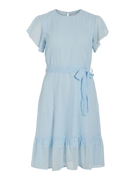 Vila Sukienka w kolorze błękitnym rozmiar: 40. Niebieskie sukienki damskie Vila, bez wzorów, z tkaniny, bez ramiączek. Za 87.40 zł.