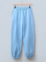 LeGer Spodnie dresowe "Nora" w kolorze błękitnym rozmiar: 34. Niebieskie spodnie dresowe damskie LeGer, bez wzorów, z bawełny. Za 218.57 zł.