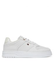 Tommy Hilfiger Sneakersy Sporty Cupsole FW0FW08795 Biały. Białe obuwie sportowe damskie Tommy Hilfiger, ze skóry, bez zapięcia. Za 309.99 zł.