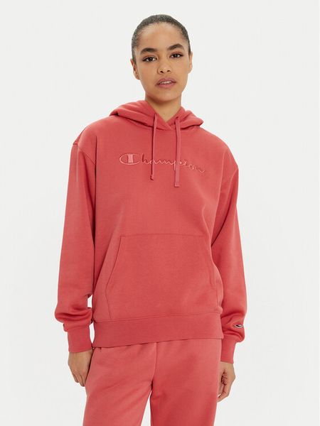 Champion Bluza 117581 Czerwony Regular Fit. Czerwone bluzy damskie Champion, s, bez wzorów, z syntetyku, bez kaptura. Za 159.99 zł.