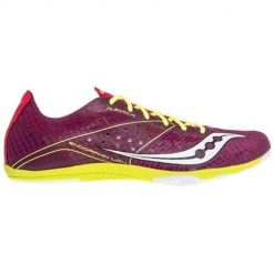 Buty do biegania damskie Saucony Endorphin LD4. Czerwone obuwie sportowe damskie Saucony, z materiału, bez zapięcia, do biegania. Za 351.00 zł.