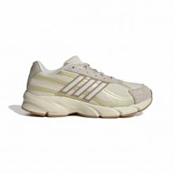 Sneakersy damscy adidas Technochaos 2000. Brązowe obuwie sportowe damskie Adidas, bez zapięcia. Za 324.50 zł.