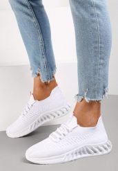 Białe Buty Sportowe Eudiopis. Białe obuwie sportowe casual damskie Renee. Za 39.99 zł.