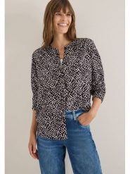 Cecil Bluzka w kolorze fioletowym rozmiar: XL. Różowe bluzki damskie Cecil, s, bez wzorów, z wiskozy, klasyczne, bez kołnierzyka, bez ramiączek. Za 95.69 zł.