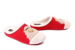 MANITU 320280-04 rot, kapcie damskie. Czerwone kapcie damskie Manitu. Za 186.92 zł.
