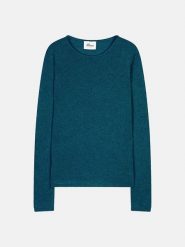 Just Cashmere Kaszmirowy sweter "Joyce" w kolorze niebieskim rozmiar: M. Niebieskie swetry klasyczne damskie Just Cashmere, m, z kaszmiru, bez kołnierzyka. Za 386.53 zł.