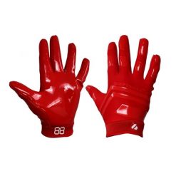 Rękawice do futbolu amerykańskiego Pro Receiver, RE, DB, RB, FRG-03. Czerwone rękawiczki damskie BARNETT, bez wzorów. Za 139.00 zł.