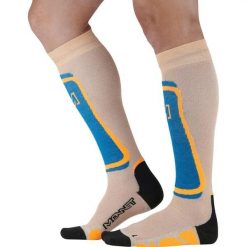 Skarpetki Monnet Fusion. Brązowe skarpetki damskie MONNET, bez wzorów. Za 221.50 zł.