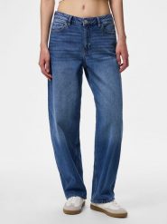 Pieces Dżinsy - Barrel fit - w kolorze niebieskim rozmiar: W32/L32. Niebieskie jeansy damskie Pieces. Za 114.95 zł.