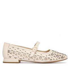 Baleriny Caprice. Brązowe balerinki damskie Caprice, bez wzorów. Za 399.99 zł.