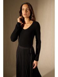 Perfect Cashmere Kaszmirowy sweter "Cylena" w kolorze czarnym rozmiar: XXL. Czarne swetry klasyczne damskie Perfect Cashmere, xxl, z kaszmiru, bez kołnierzyka. Za 308.81 zł.