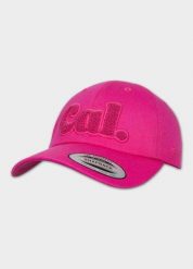 Czapka Snapback PITBULL damska z zagiętym daszkiem 3D CAL. Czerwone czapki z daszkiem damskie PITBULL, z aplikacjami, z bawełny. Za 129.00 zł.