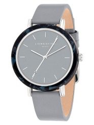 Liebeskind Zegarek kwarcowy w kolorze szaro-czarnym rozmiar: onesize. Szare, analogowe zegarki damskie Liebeskind, ze stali. Za 347.99 zł.